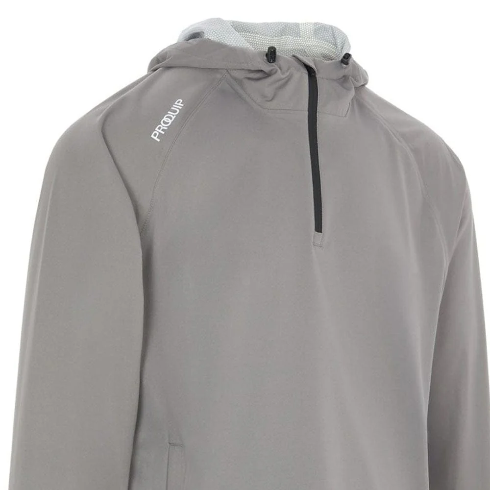 ProQuip ProPac Lite/Aqualite Hooded Waterproof Suit - Quiet Shade/Black - Image 4