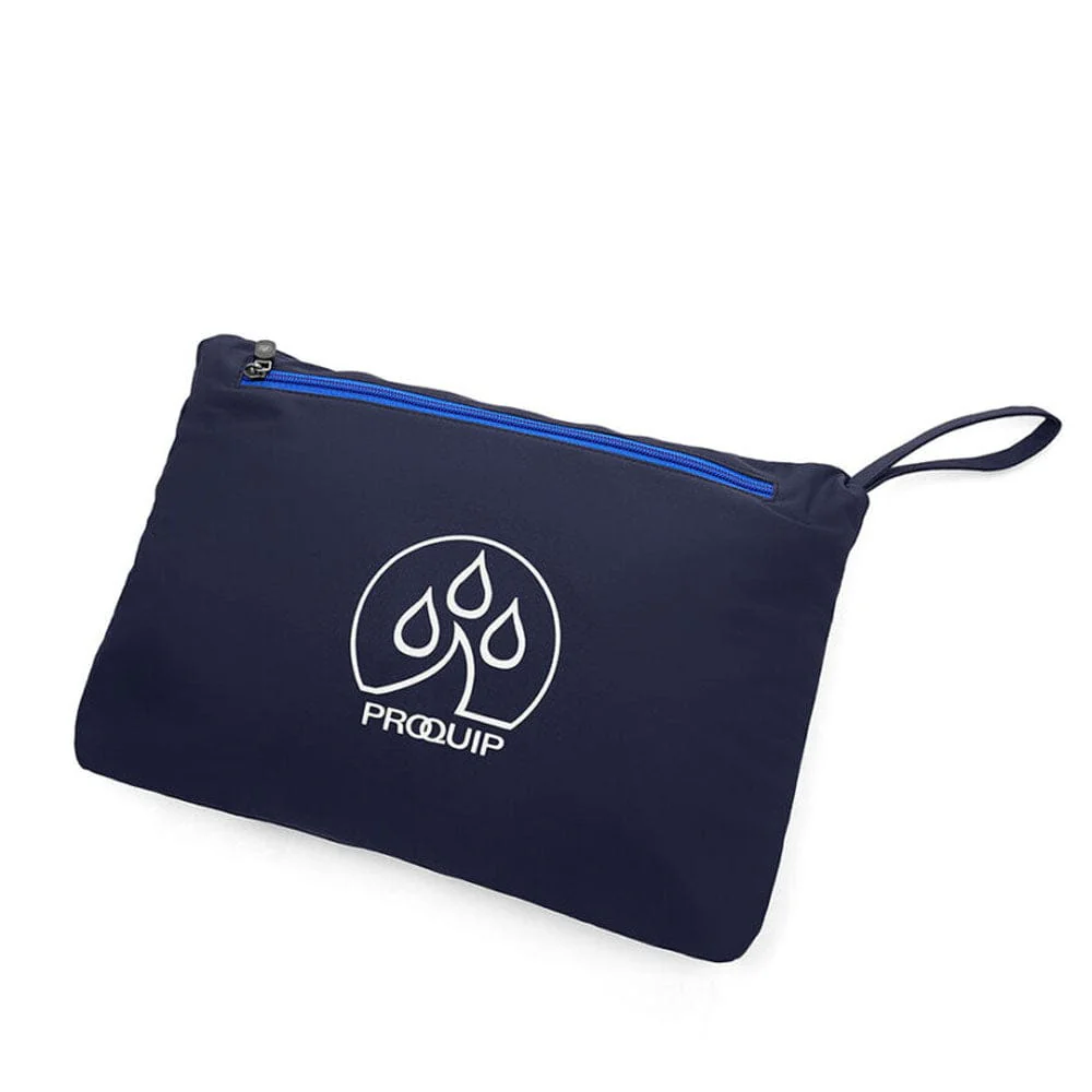 ProQuip ProPac Lite Packable Waterproof Jacket - Navy/Magnetic Blue - Image 4