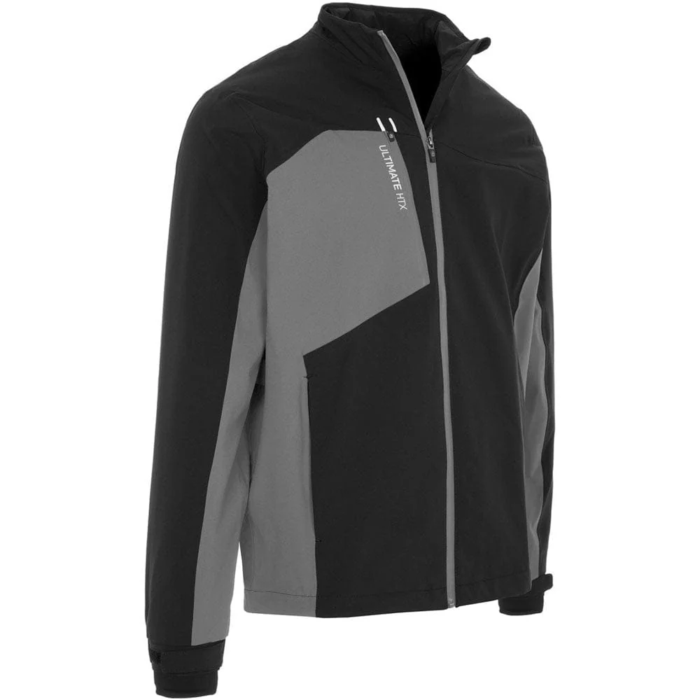 ProQuip Ultimate HTX/Stormforce Pro PX8 Waterproof Suit - Black/Grey + Black - Image 4
