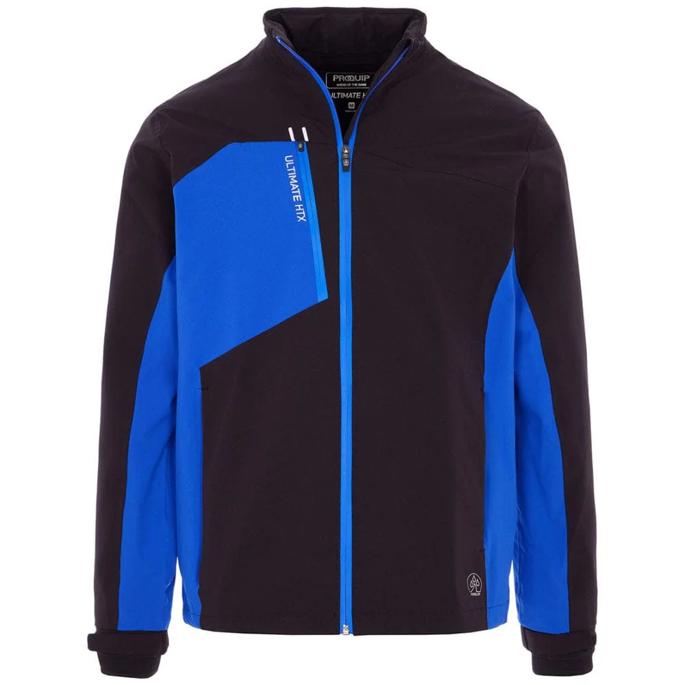 ProQuip Ultimate HTX Waterproof Suit - Black/Blue + Black - Image 2