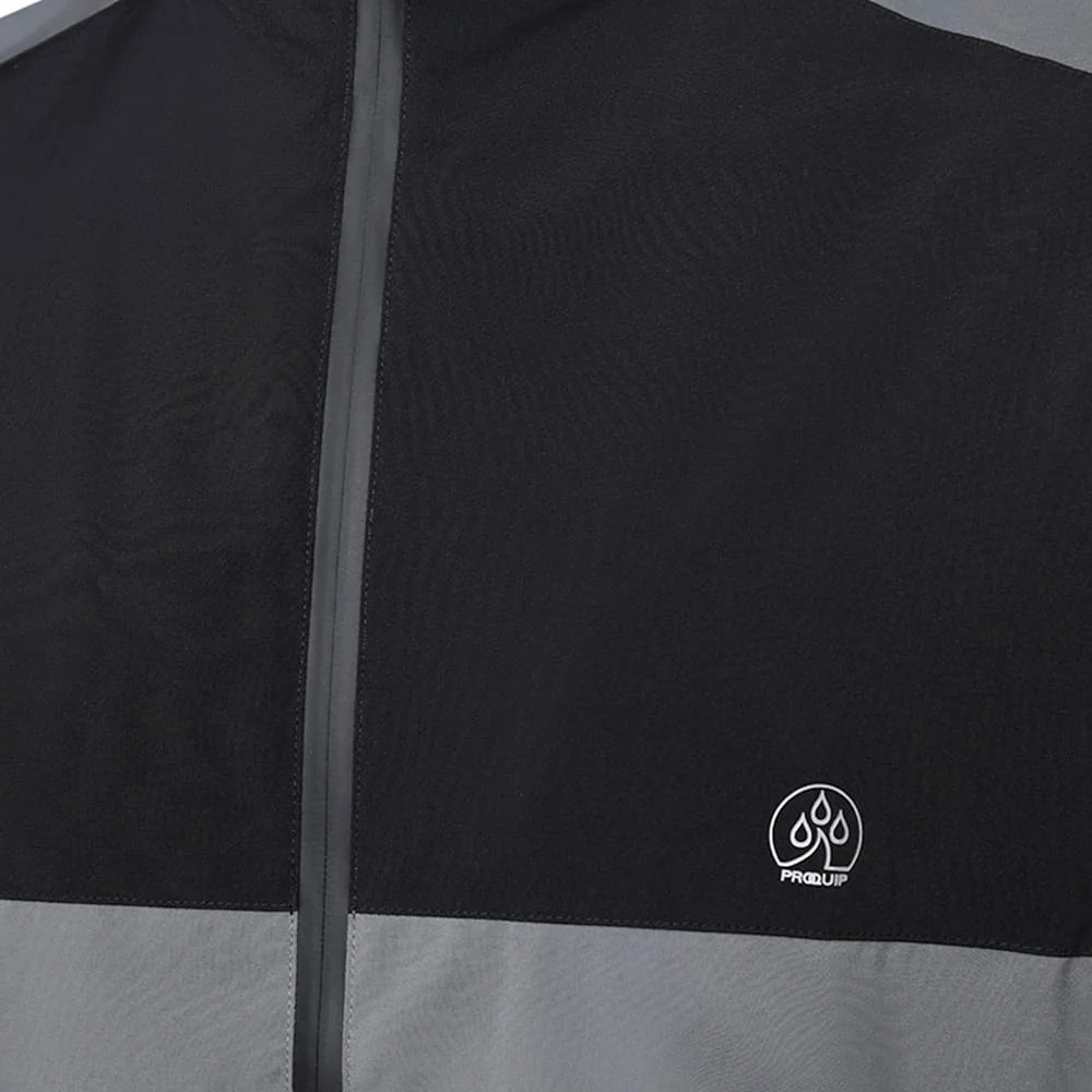 ProQuip Windermere Waterproof Jacket - Black/Grey - Image 5