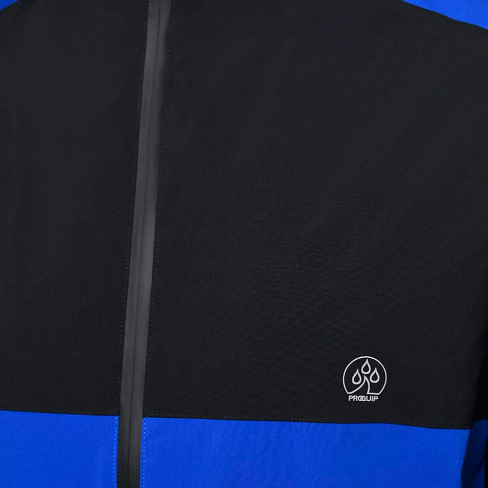 ProQuip Windermere Waterproof Jacket - Black/Magnetic Blue - Image 5