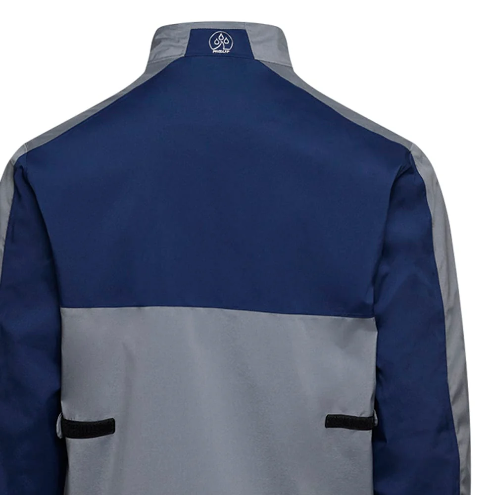 ProQuip Windermere Waterproof Jacket - Navy/Grey - Image 4