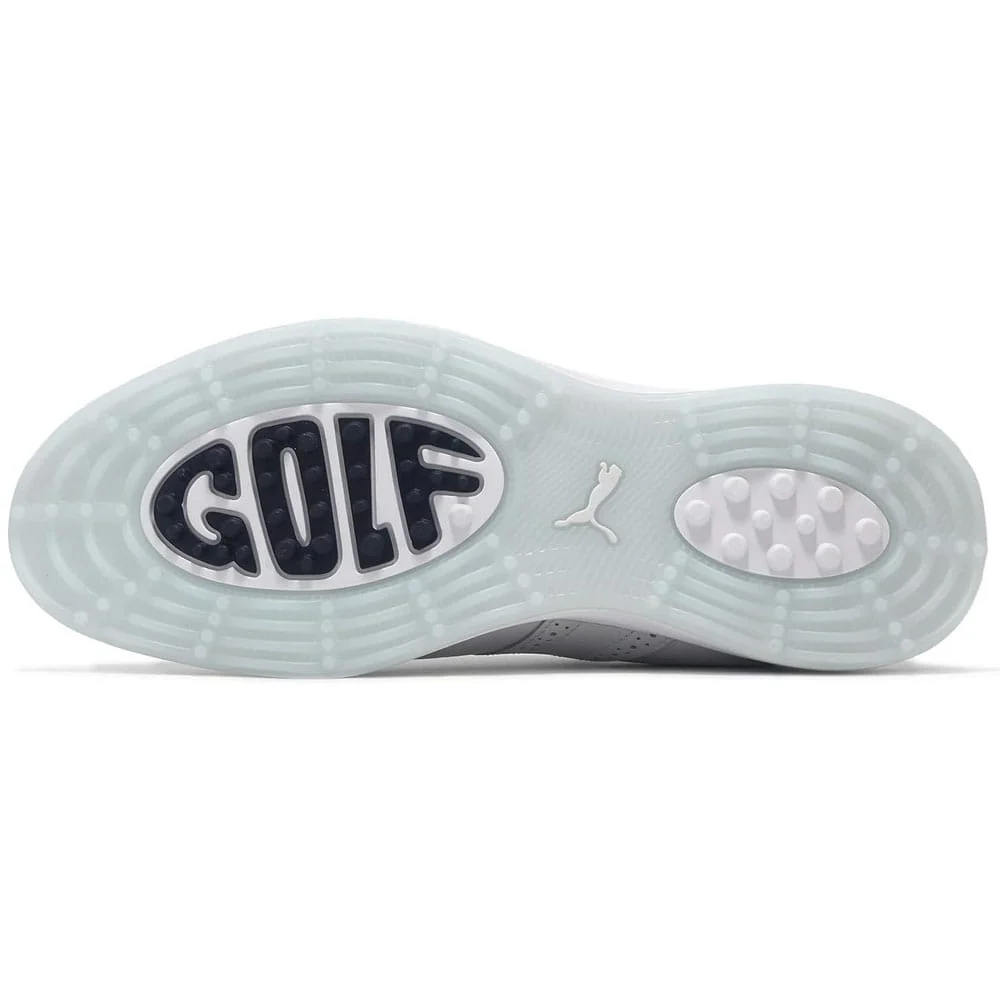 Puma Avant Spikeless Waterproof Shoes - White/Grey/Blue - Image 3