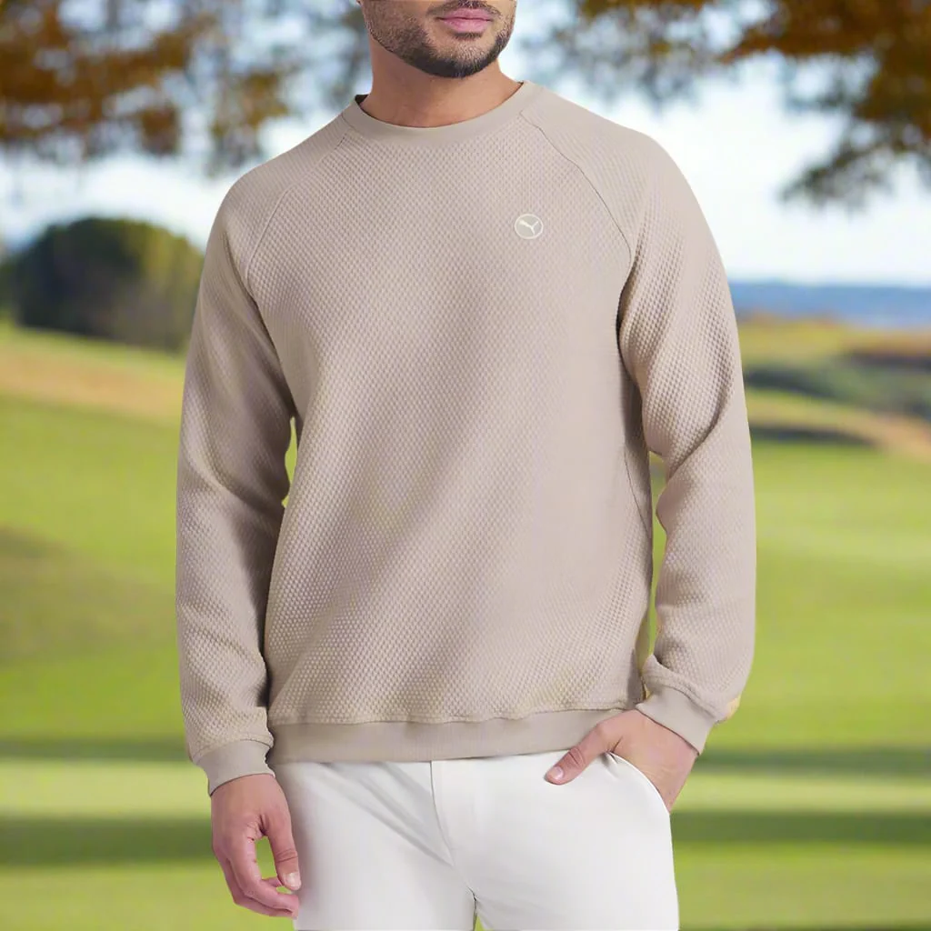 Puma Boulder 2.0 Crewneck - Ice Coffee - Image 7