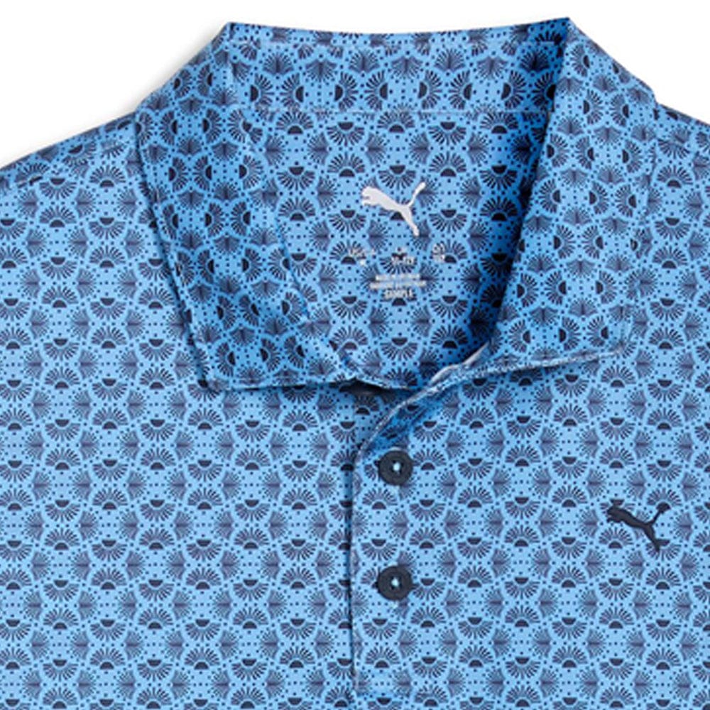 Puma Boys Mattr Scallop Polo Shirt - Team Light Blue/Deep Navy - Image 3