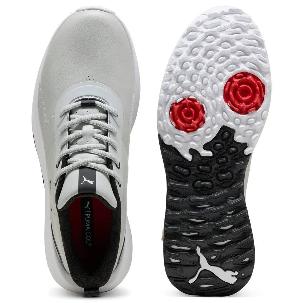 Puma Fusion Grip 6 Evo Waterproof Spikeless Shoes - Ash Gray/Puma Black - Image 6