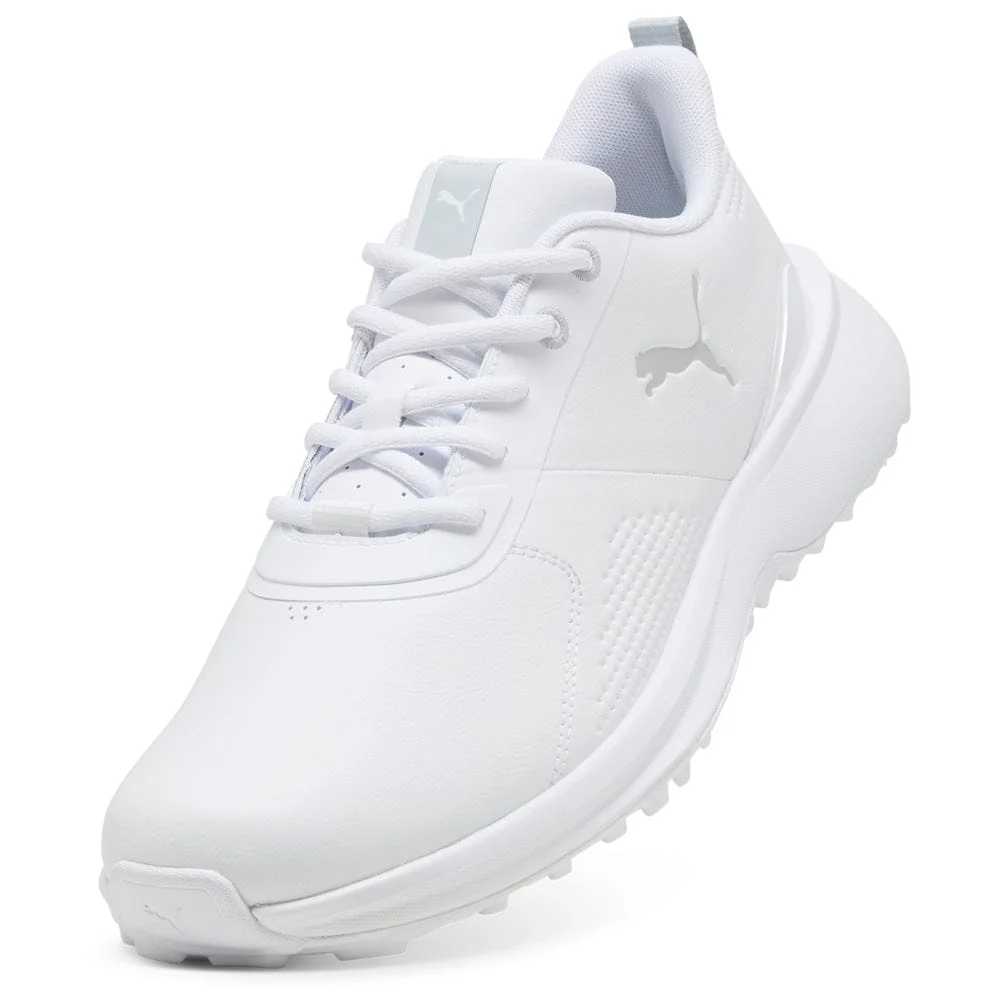 Puma Fusion Grip 6 Evo Waterproof Spikeless Shoes - Puma White/Ash Gray - Image 4