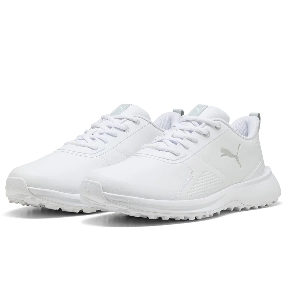 Puma Fusion Grip 6 Evo Waterproof Spikeless Shoes - Puma White/Ash Gray - Image 6