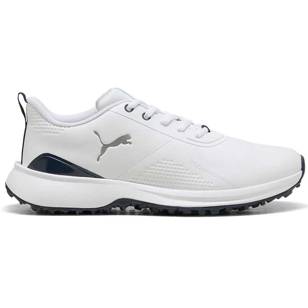 Puma Fusion Grip 6 Evo Waterproof Spikeless Shoes - Puma White/Puma Silver