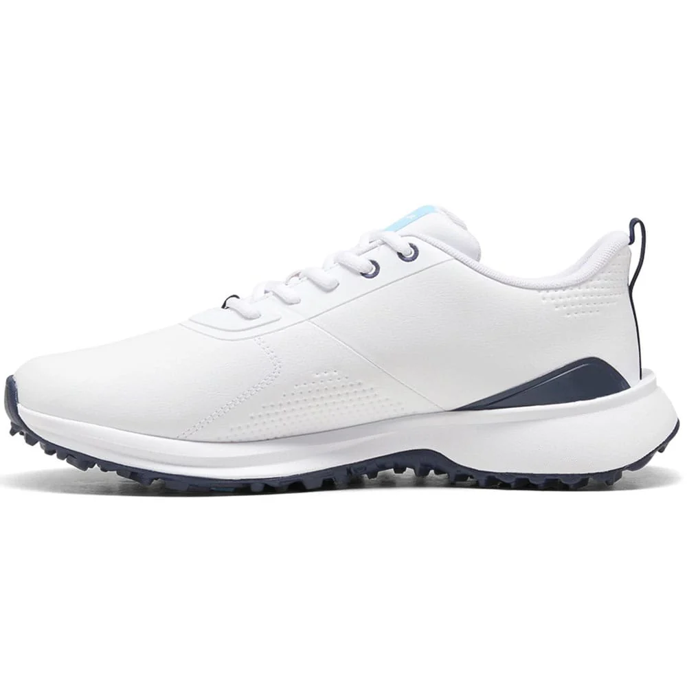Puma Fusion Grip 6 Evo Waterproof Spikeless Shoes - Puma White/Puma Silver - Image 5