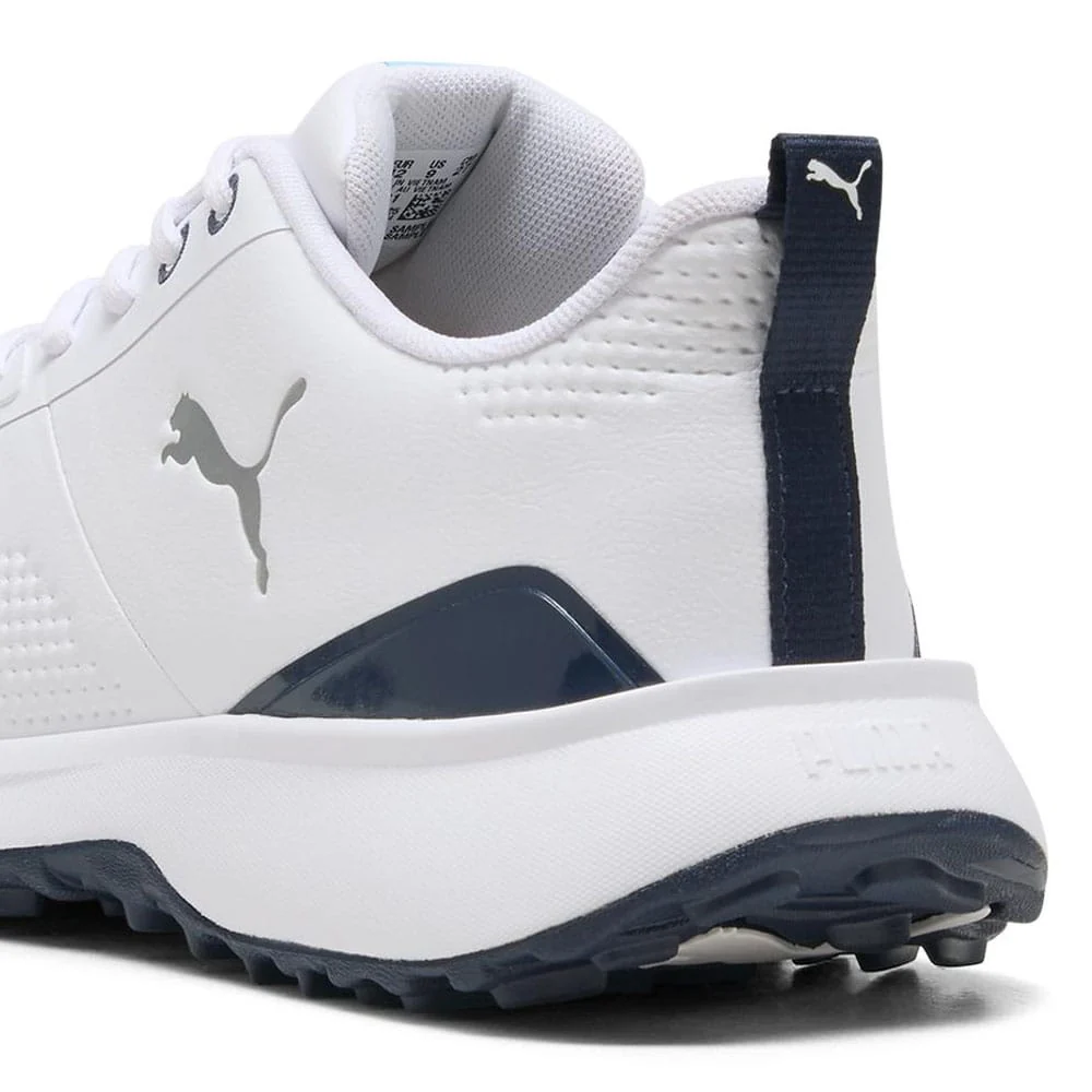 Puma Fusion Grip 6 Evo Waterproof Spikeless Shoes - Puma White/Puma Silver - Image 6