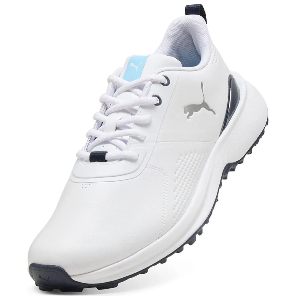 Puma Fusion Grip 6 Evo Waterproof Spikeless Shoes - Puma White/Puma Silver - Image 7