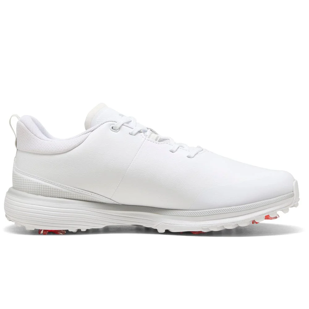 Puma Fusion Grip ST Waterproof Spiked Shoes - Puma White/Puma Silver/Ash Gray - Image 3