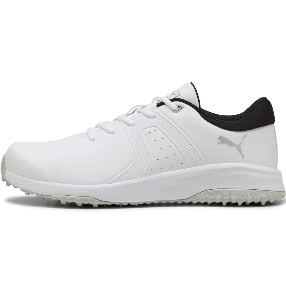 Puma Fusion Tech Spikeless Waterproof Shoes - Puma White/Glacial Grey - Image 6