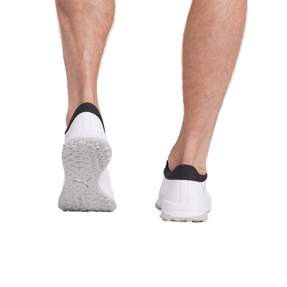 Puma Fusion Tech Spikeless Waterproof Shoes - Puma White/Glacial Grey - Image 9