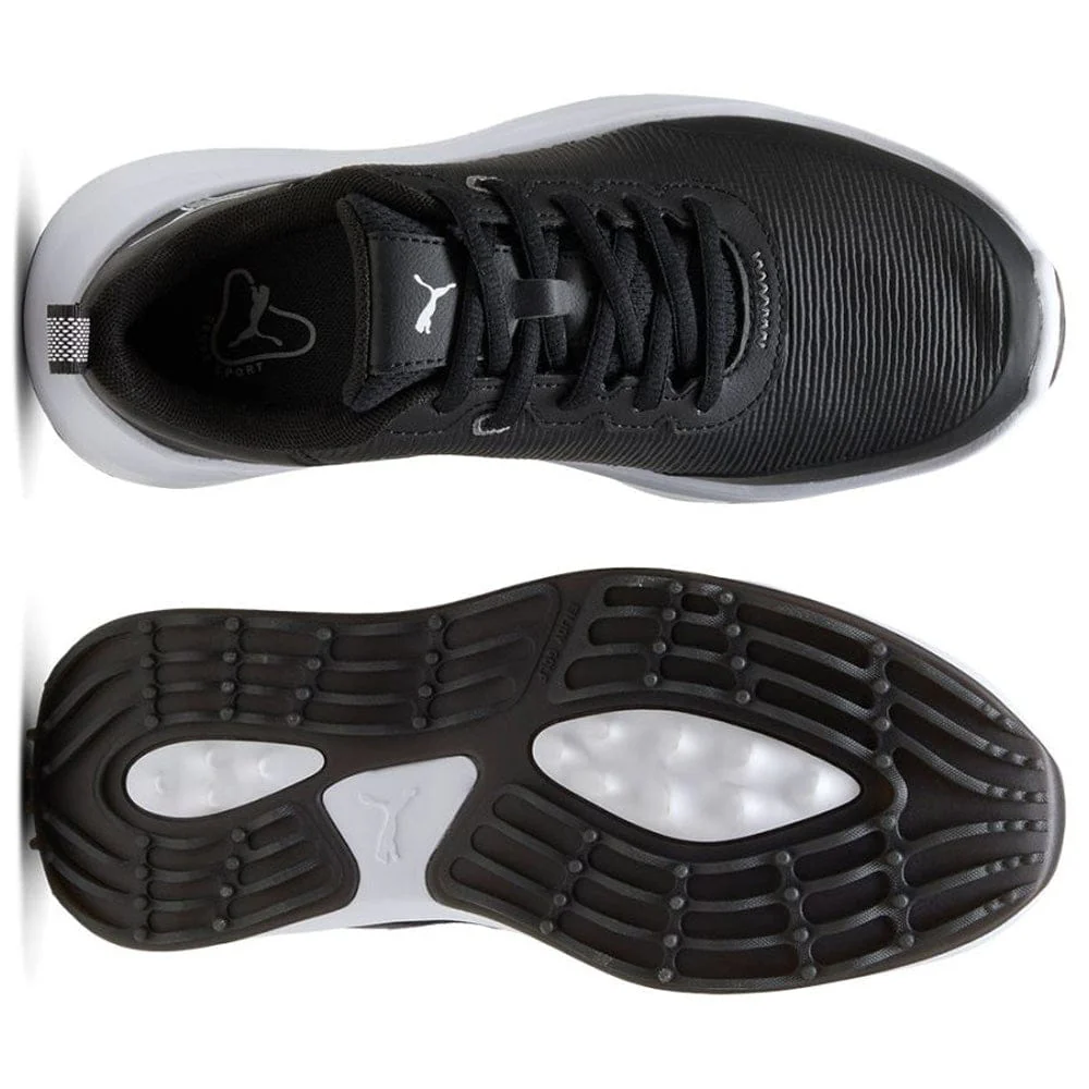 Puma Gruve Sport Junior Waterproof Spikeless Shoes - Puma Black/Puma White - Image 2