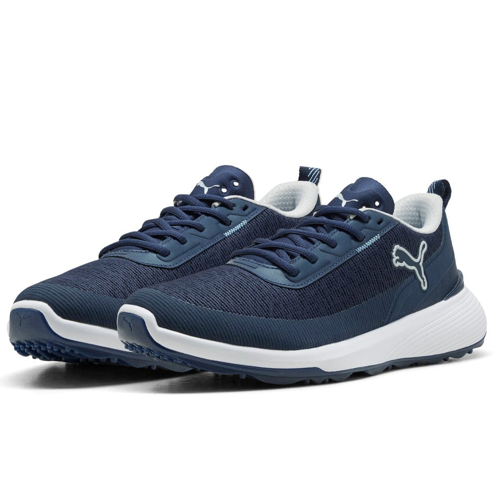 Puma Gruve Sport Waterproof Spikeless Shoes - Deep Navy/Ash Gray - Image 6