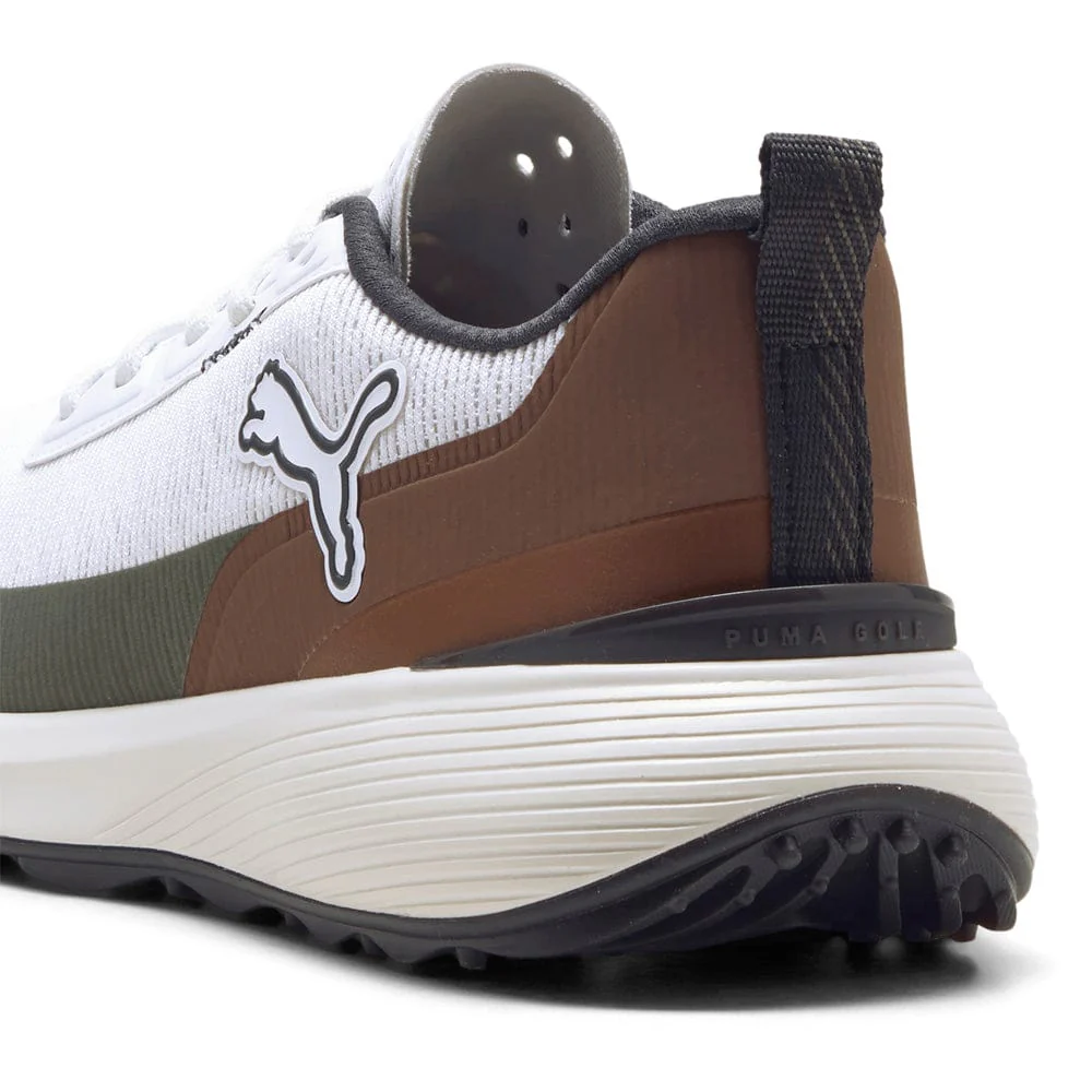 Puma Gruve Sport Waterproof Spikeless Shoes - Puma White/Fudge/Dark Sage - Image 5