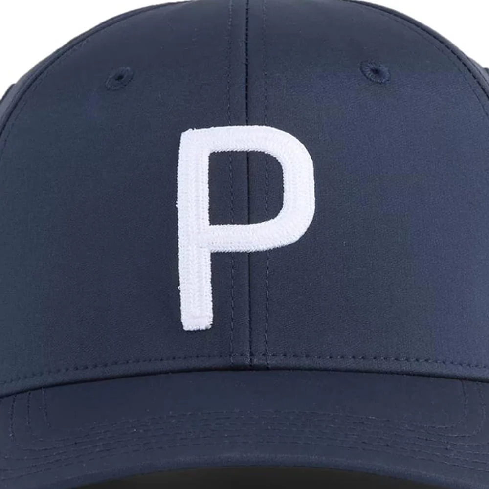 Puma Heritage P Tech Cap - Deep Navy/White Glow - Image 4
