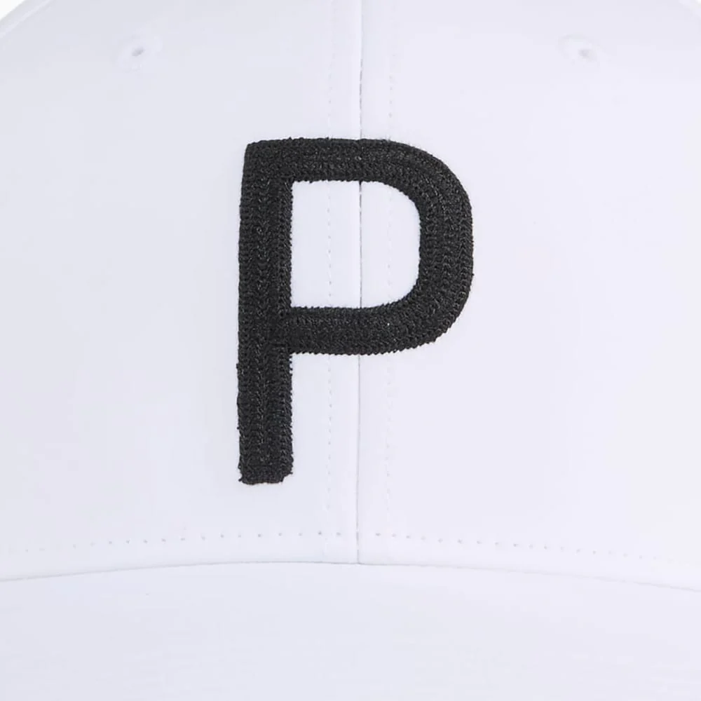 Puma Heritage P Tech Cap - White Glow/Black - Image 4