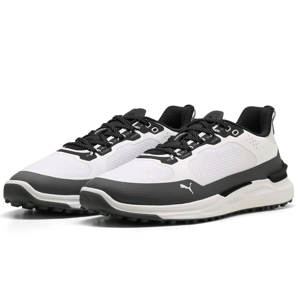 Puma IGNITE Elevate X Waterproof Spikeless Shoes - Puma White/Slate Sky/Puma Black - Image 6