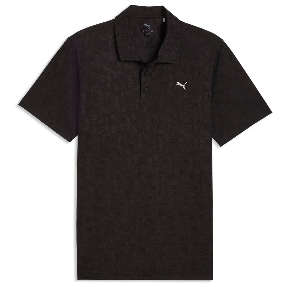 Puma MATTR Deco Jacquard Polo Shirt - Puma Black