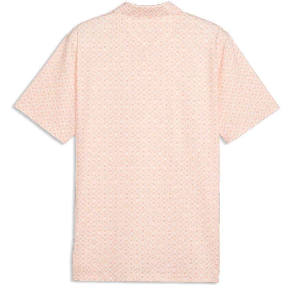 Puma MATTR Scallop Polo Shirt - Warm White/Melon Glow - Image 2