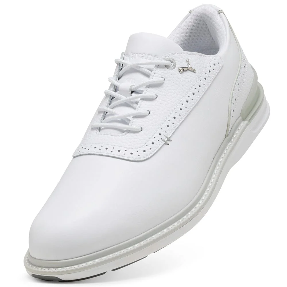 Puma Avant 2.0 Waterproof Spikeless Shoes - Puma White/Ash Gray/Slate Sky - Image 5
