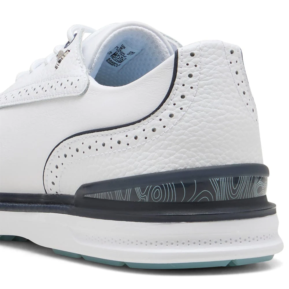 Puma Avant 2.0 Waterproof Spikeless Shoes - Puma White/Deep Navy/Spring Blue - Image 5
