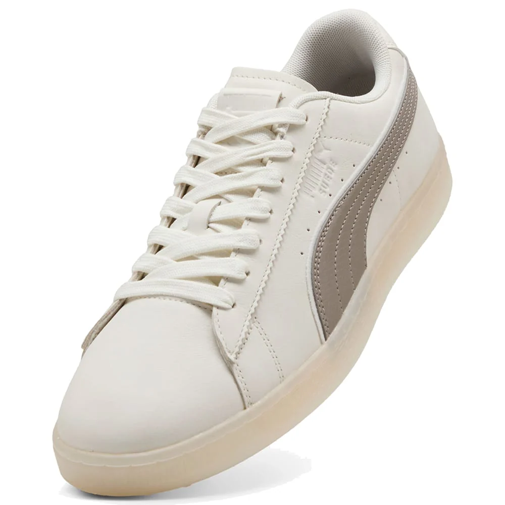 Puma Suede Spikeless Shoes - Warm White/Mouse Grey - Image 3