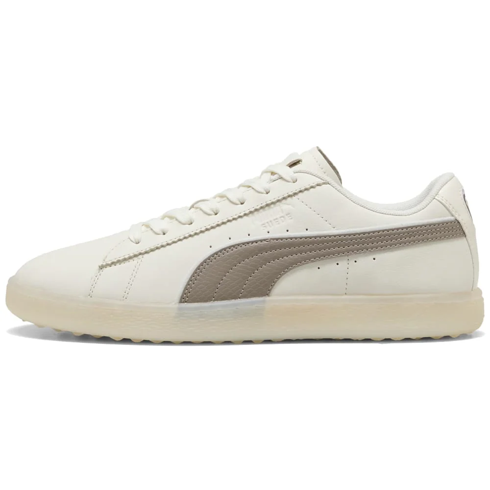 Puma Suede Spikeless Shoes - Warm White/Mouse Grey - Image 4