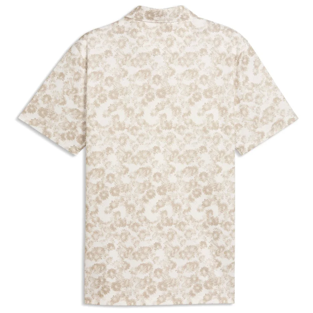 Puma Pure 2.0 Floral Polo Shirt - Warm White - Image 2