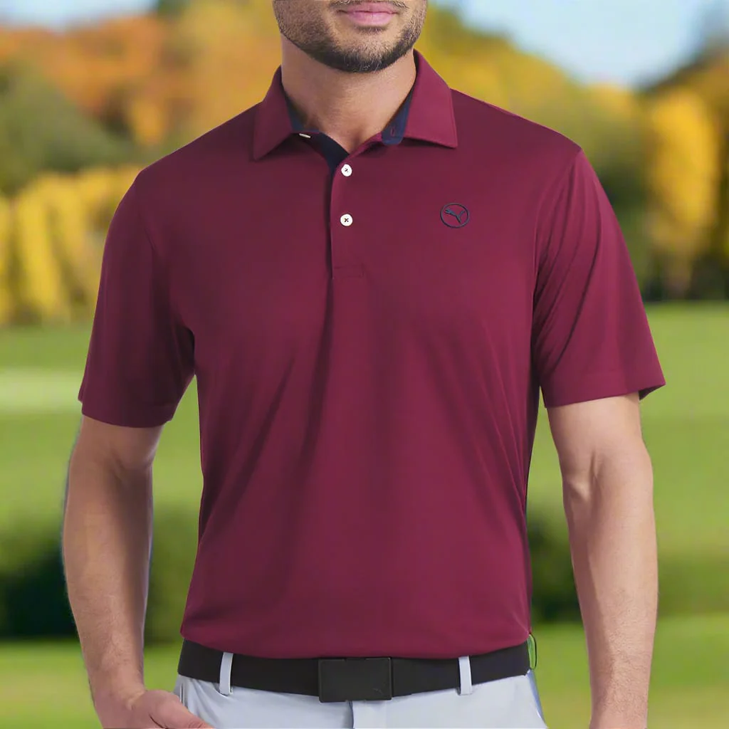 Puma Pure 2.0 Polo Shirt - Ruby Shimmer - Image 5