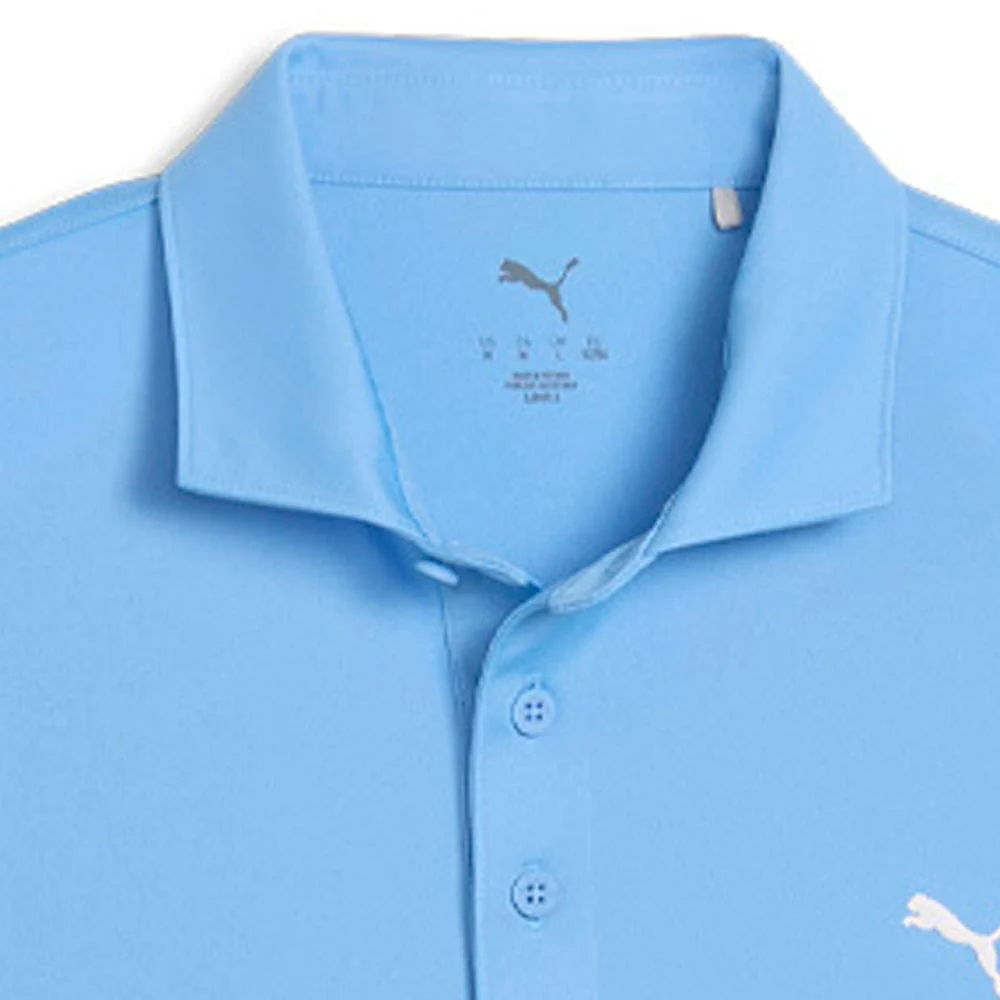 Puma Pure 3.0 Polo Shirt  - Team Light Blue - Image 3