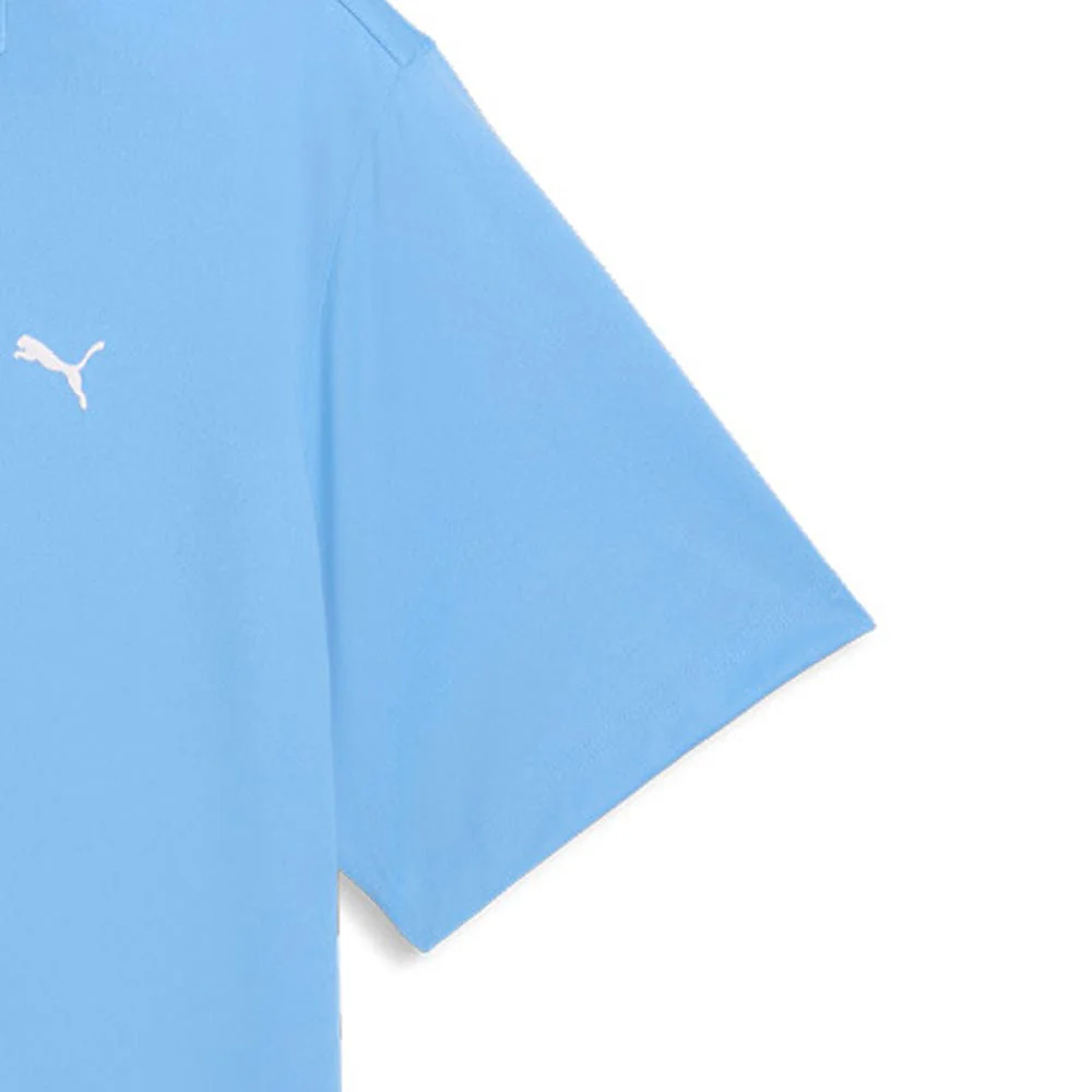 Puma Pure 3.0 Polo Shirt  - Team Light Blue - Image 4