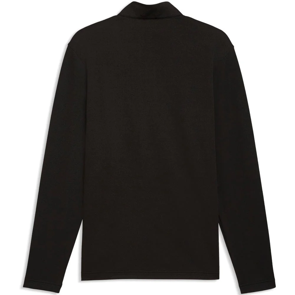 Puma Pure 3.0 Texture 1/4 Zip Pullover - Puma Black/White Glow - Image 2