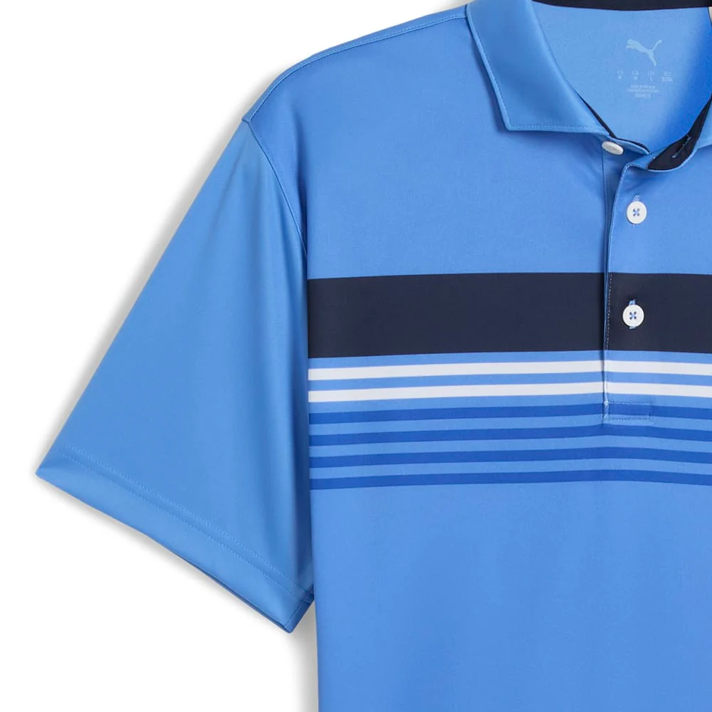 Puma West Polo Shirt - Blue/Navy - Image 4