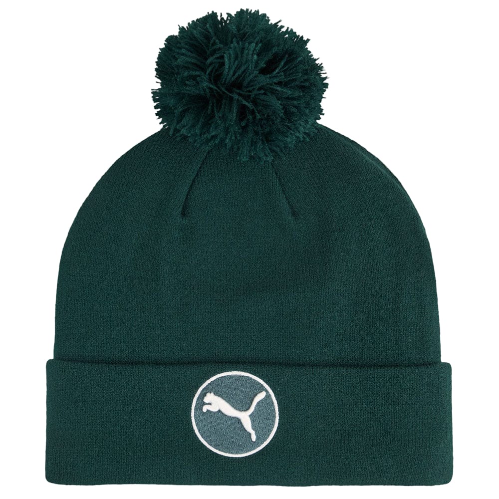 Puma WRMLBL Removable Pom Beanie - Green Terrain - Image 2