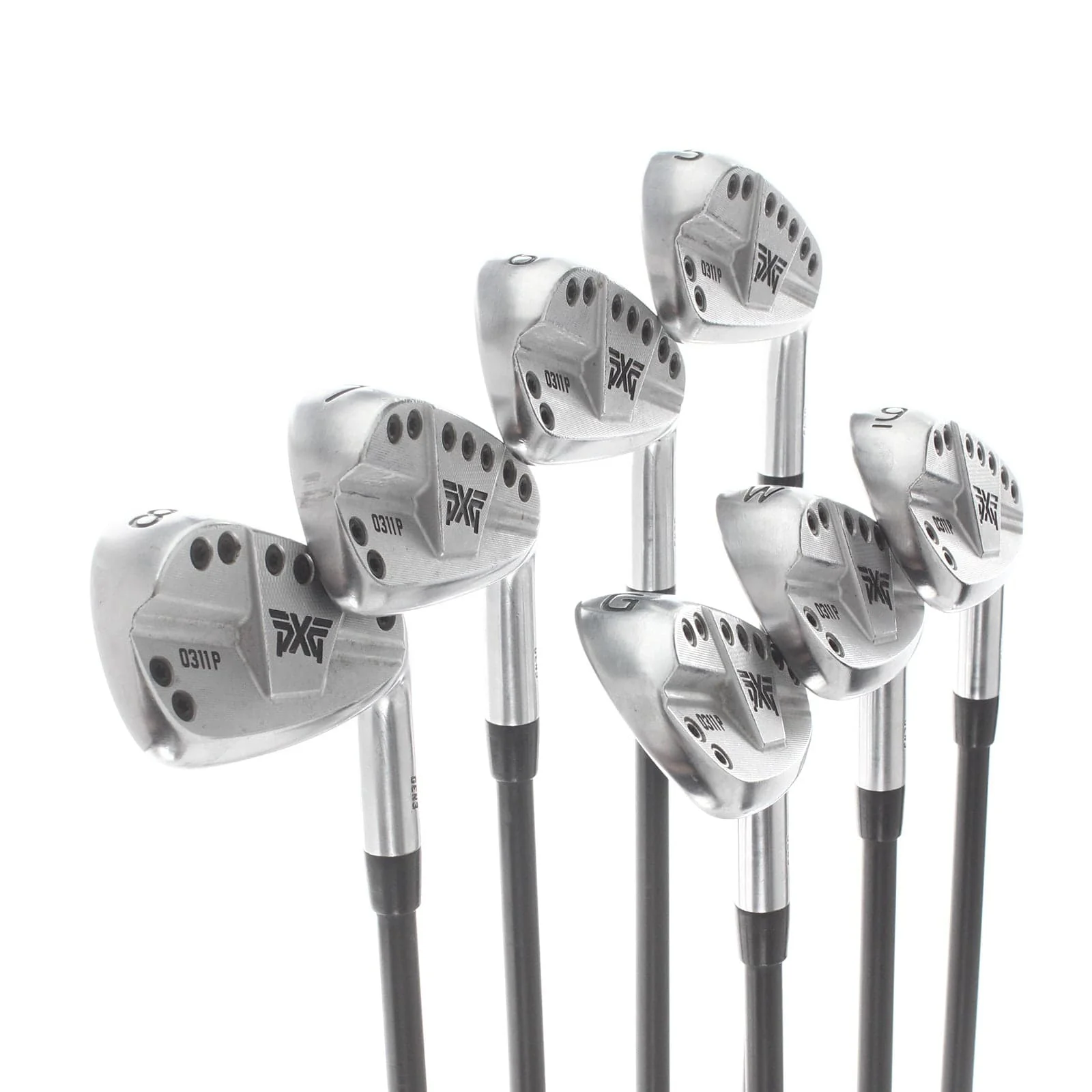 PXG 0311 P Gen3 Graphite Mens Right Hand Irons 5-GW Stiff - MMT 80 - Image 2