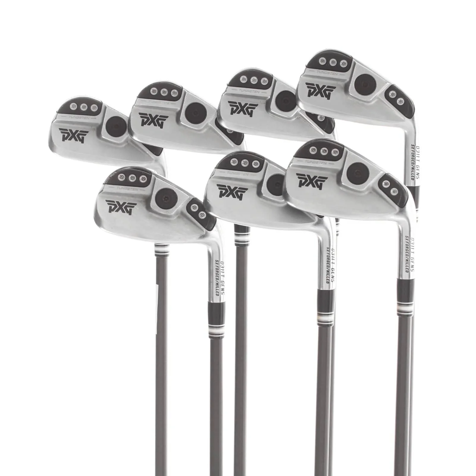PXG 0311 T Gen5 Graphite Mens Right Hand Irons 4-PW Stiff - Aerotech Steelfiber i110
