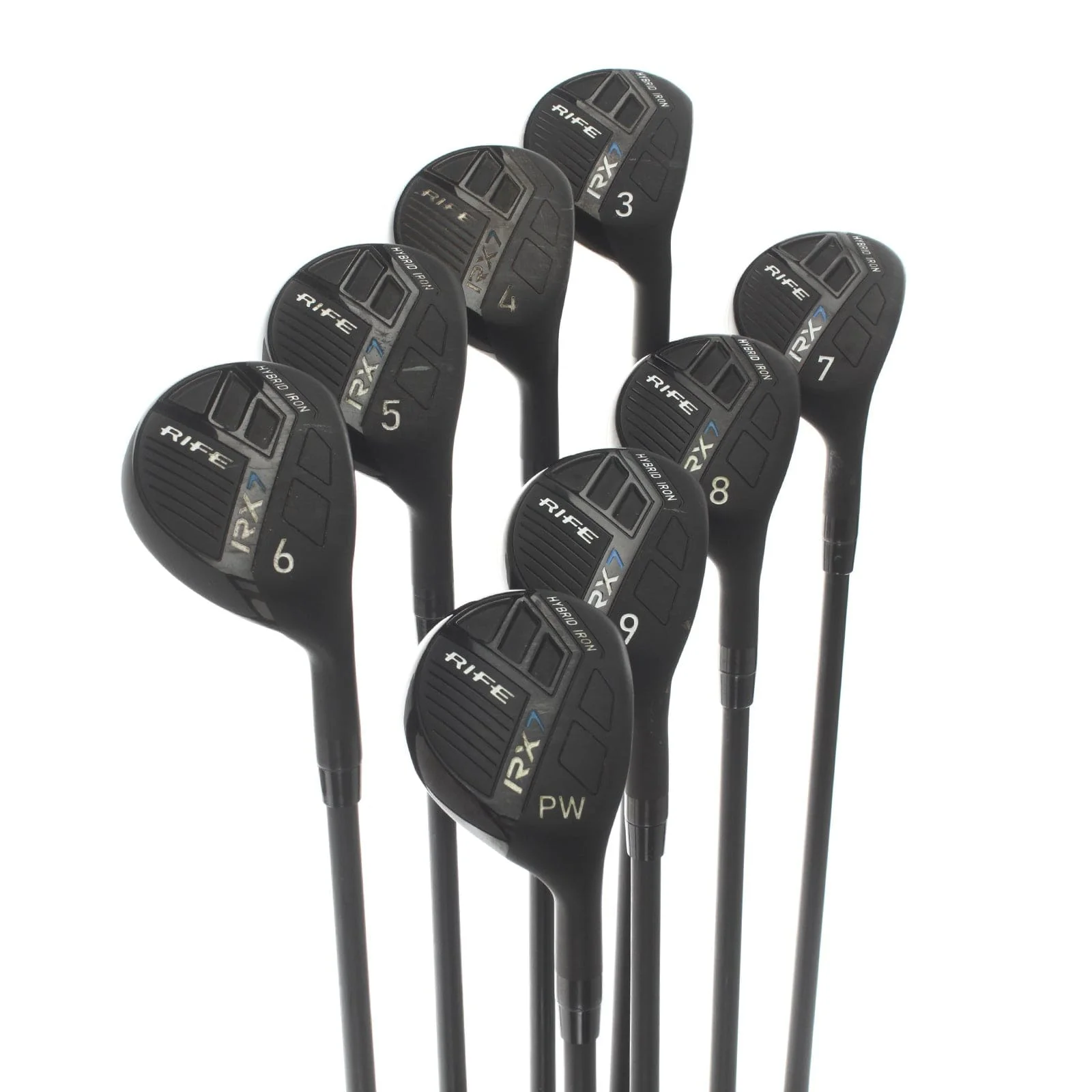 Rife RX7 Hybrid Irons Graphite Mens Right Hand Irons 3-PW Regular - Rife UL65 - Image 4