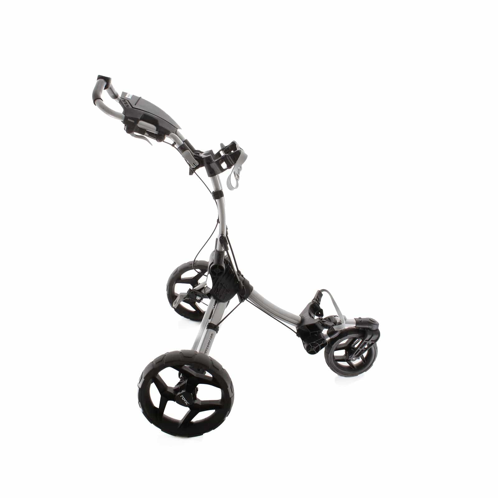 Rovic RV1S 3-Wheel Push/Pull Trolley - Black - Image 3