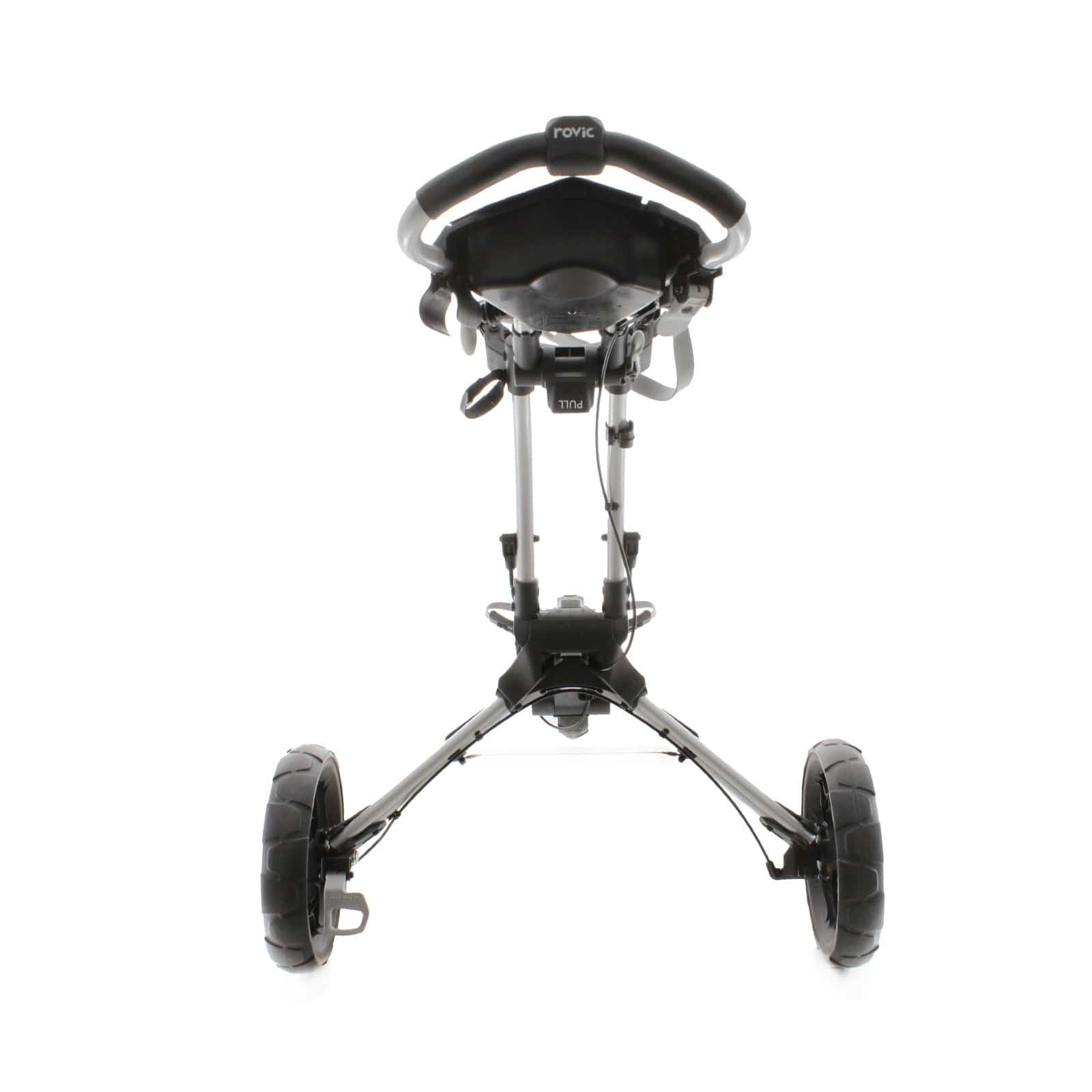 Rovic RV1S 3-Wheel Push/Pull Trolley - Black - Image 4