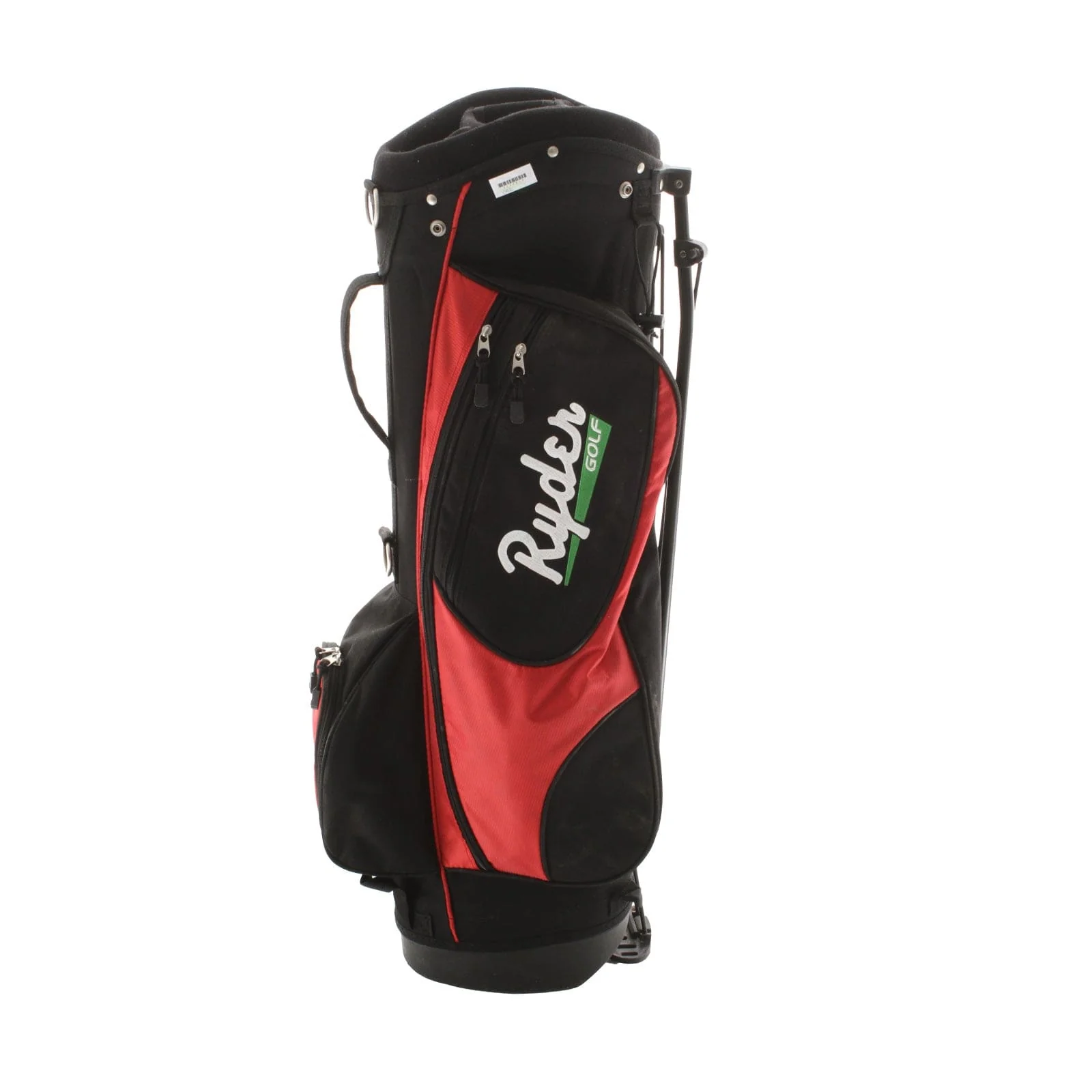 Ryder Golf Stand Bag - Black/Red - Image 2