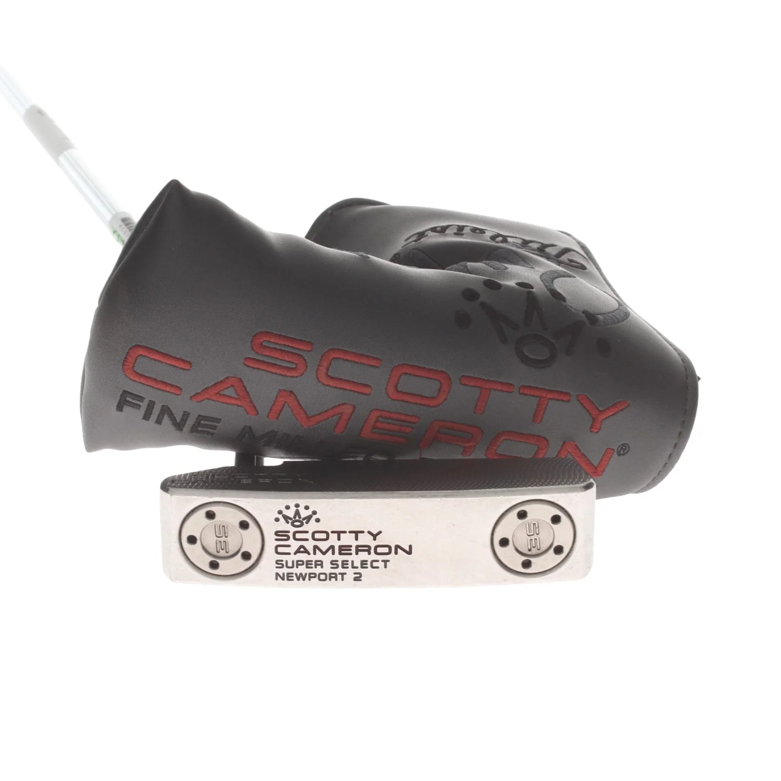 Scotty Cameron Super Select Newport 2 Steel Left Hand Putter 34" Blade - Scotty Cameron Grip
