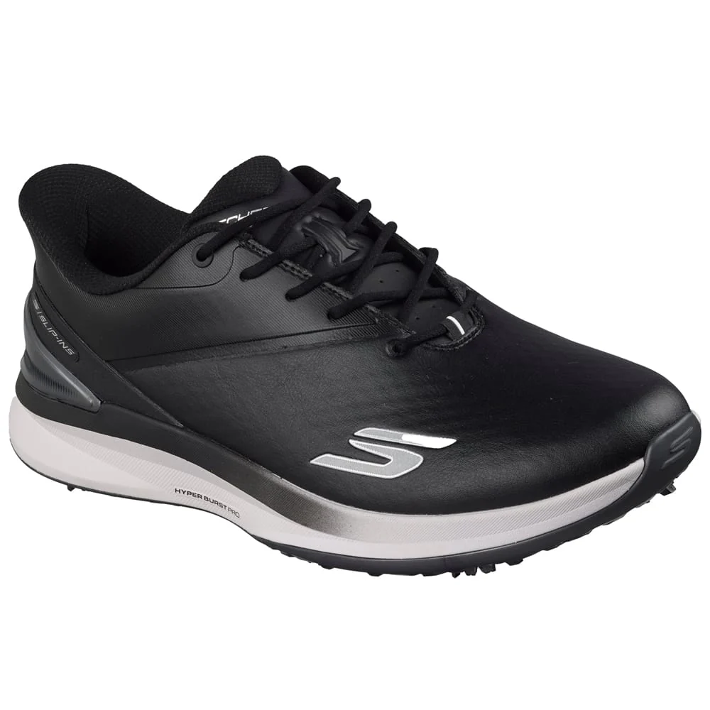 Skechers Blade Tour Slip Ins Waterproof Spiked Shoes - Black/White - Image 2