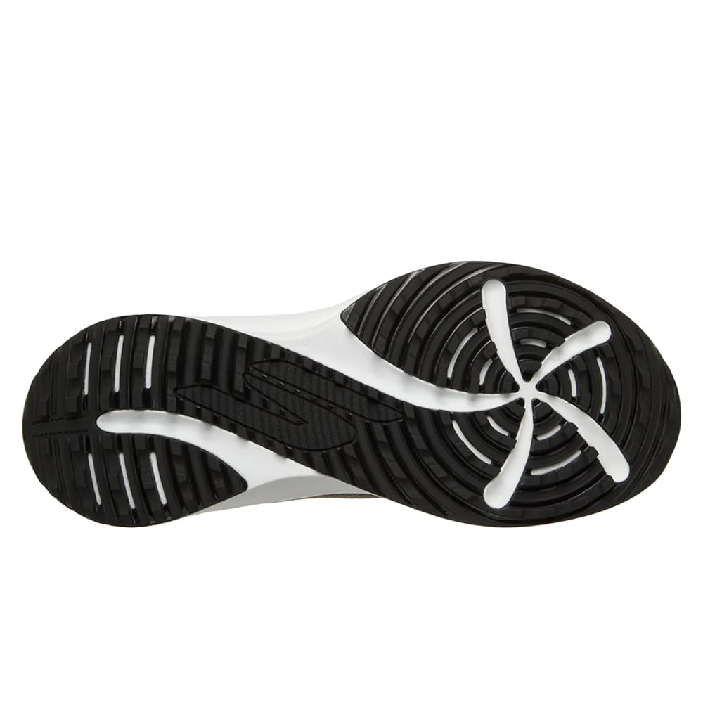 Skechers Flow Slip Ins Spikeless Waterproof Shoes - Black/White - Image 3