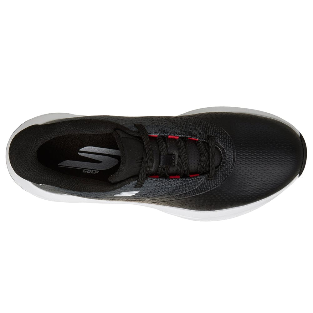 Skechers Flow Slip Ins Spikeless Waterproof Shoes - Black/White - Image 4
