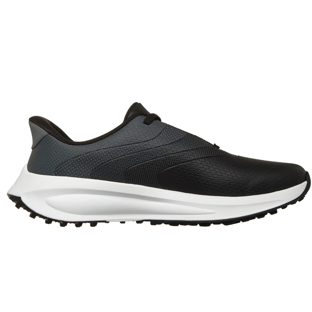 Skechers Flow Slip Ins Spikeless Waterproof Shoes - Black/White - Image 6